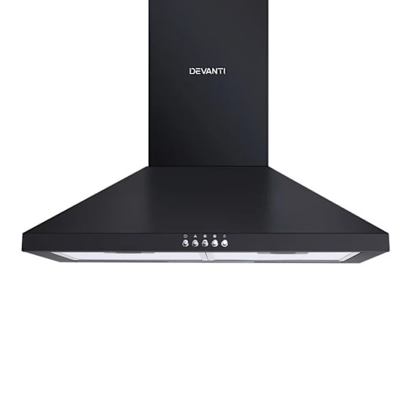 Pyramid Range Hood 600mm 60cm Kitchen Canopy Black63016483470849111
