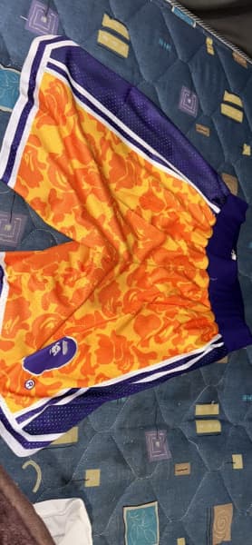 Bape x Mitchell & Ness Lakers Warm Up Jacket Rare Sz L NEW tags