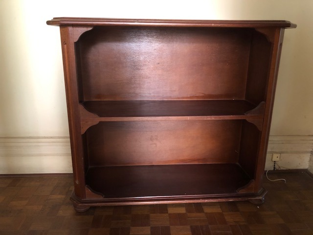 Solid timber 2 shelf bookcase62863840755714115