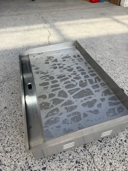 COMMERCIAL LARGE 73CM ELECTRIC GRIDDLE HOTPLATE STAINLESS STEEL63021731479169112