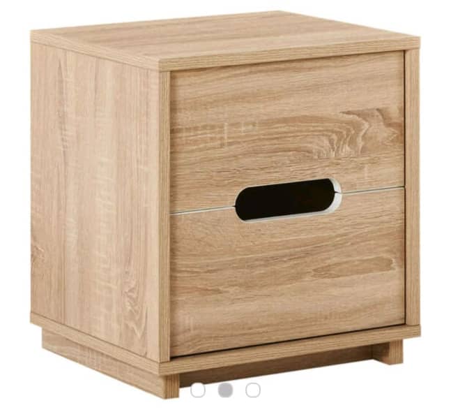 Brand new! Cabin Bedside 2 Drawer Light Oak 62863839802625111