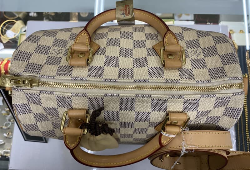 Louis Vuitton speedy 25 Damier azur review 