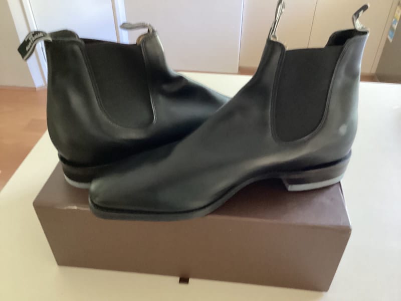 Buy R.M.Williams Mens Comfort Craftsman Boots (B543Y) Black Online Australia