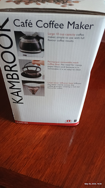 New Kambrook Coffee Machine63612126363522112