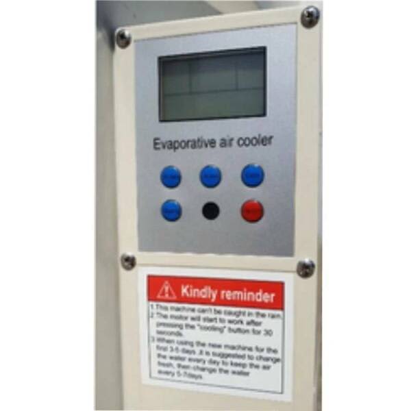 COOLER  Evaporative cooler 100 litre with light Part No.: FANEC100LUV63016061364099114