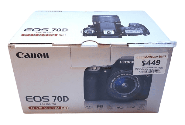CANON EOS 70D(W) EF-S 18-55 IS STM KIT | Digital SLR | Gumtree