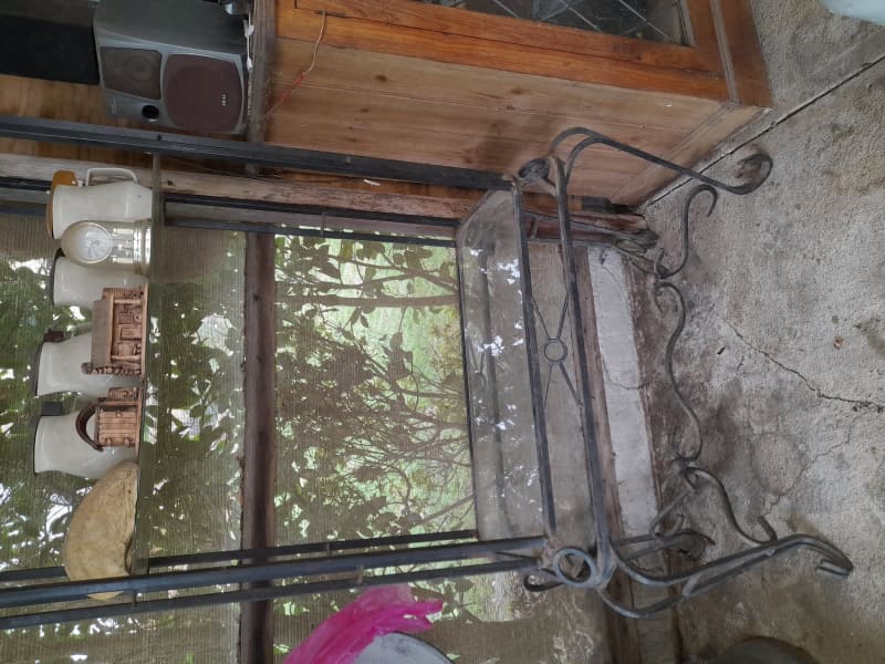 Wrought iron display case62863410562306113