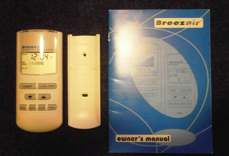 Breezair Evaporative Remote Controller63016057099650118