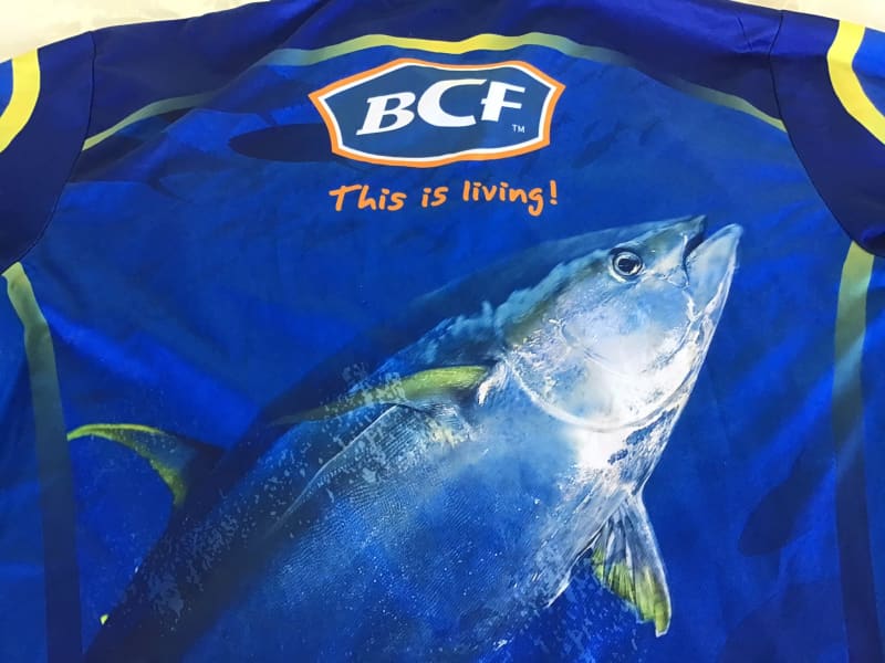 BCF Mens Long Sleeve Fishing Shirt Blue XL