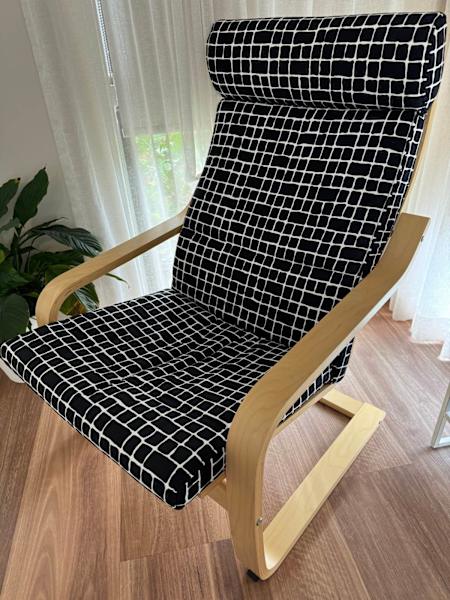 IKEA POÄNG Chair & Footrest – Great Condition62864722558210112