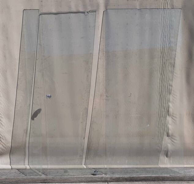 Corner Shower Screen with Frame & Pivot Door630061471083531120