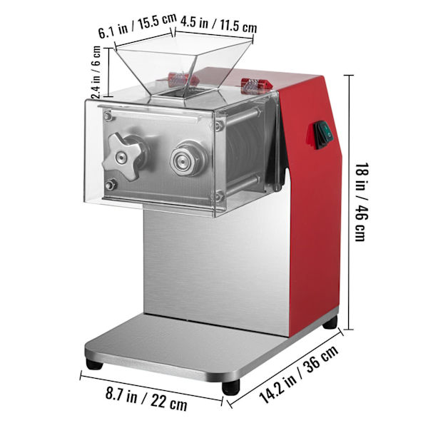Commercial Meat Slicer 7mm Meat Shredding Machine 250Kg/H Food Cutter63019079768705114