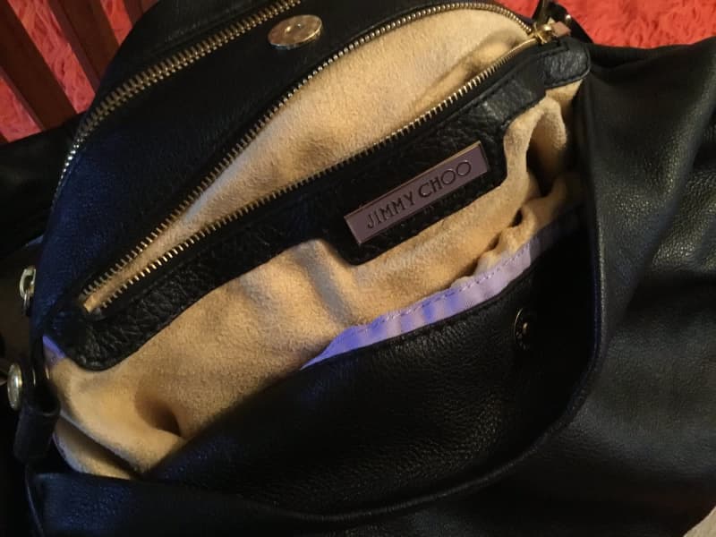 DISSONA, Bags, Dissona Black Patent Leather Shoulder Bag