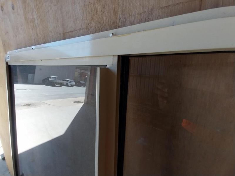 Cream Aluminium Framed Single Sliding Window - 1500mm H x 1210mm W63007278671873111