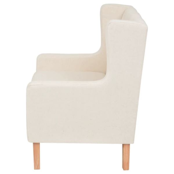 Armchair Cream White Fabric62866849443842111