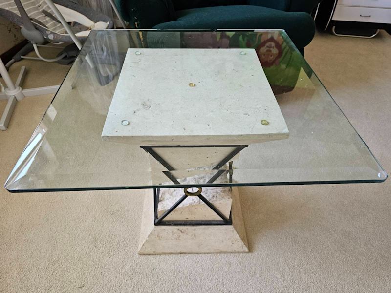 Coffee Table Greek Style    Size: 60 X 60cm 51 cm =62864722543746114