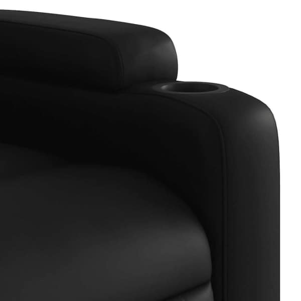 Electric Massage Recliner Chair Black Faux Leather62863381515394111