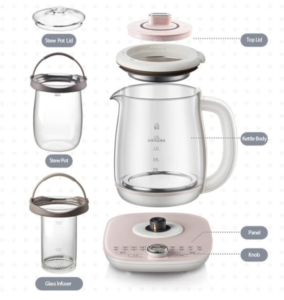 Bear 1.8L Electric Kettle Multiuse63021730697475111