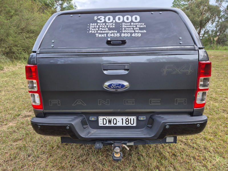 2018 FORD RANGER FX4 SPECIAL EDITION (5 YR) 6 SP MANUAL DUAL CAB UTILI62937623977729113