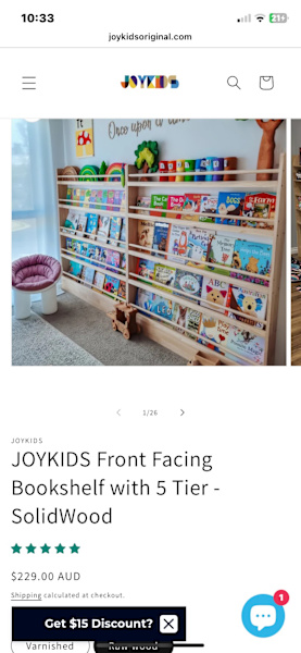 Front Facing Wood Bookshelf62863408317185112