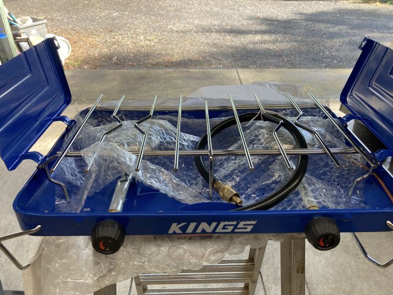 Kings portable two burner cook top NEW!63442740660225110