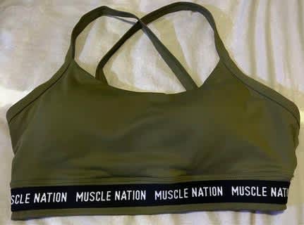 Muscle Nation Sports Bra - Khaki - Size L, Other Women's Clothing, Gumtree Australia Maitland Area - Rutherford