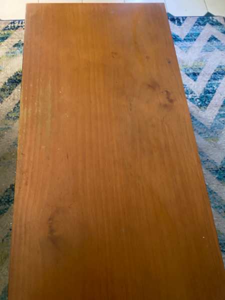 NOW $50 Wooden Coffee Table - rectangle/cupboard storage62863378291586112