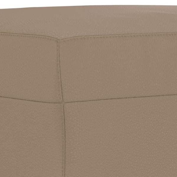 3 Piece Sofa Set with Cushions Cappuccino Faux Leather62863411804675113