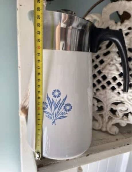 Corningware Blue cornflower stove top coffee pot - household items - by  owner - housewares sale - craigslist