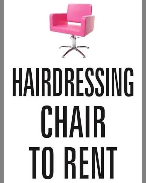 renting a chair in a salon