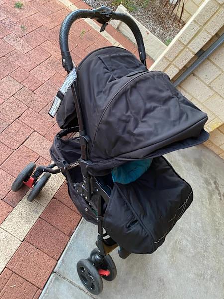 steelcraft accent reverse handle stroller