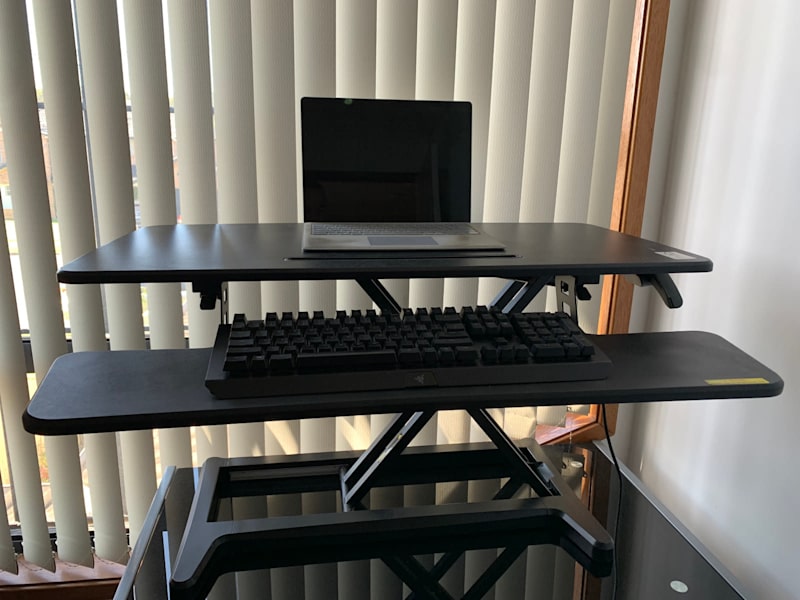 Stilford Professional Sit Stand Desk 890mm Black62863381550082113