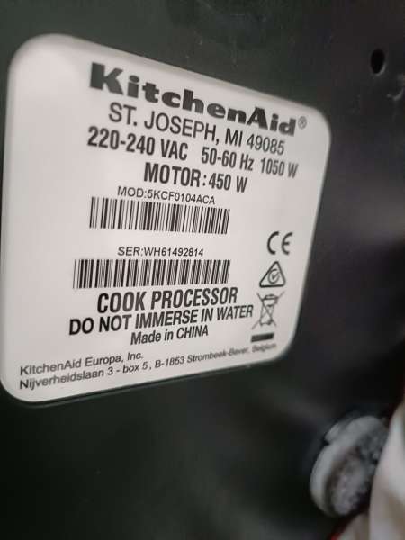 Kitchenaid cook food processor 5KCF0103 Empire Red63443722933633112