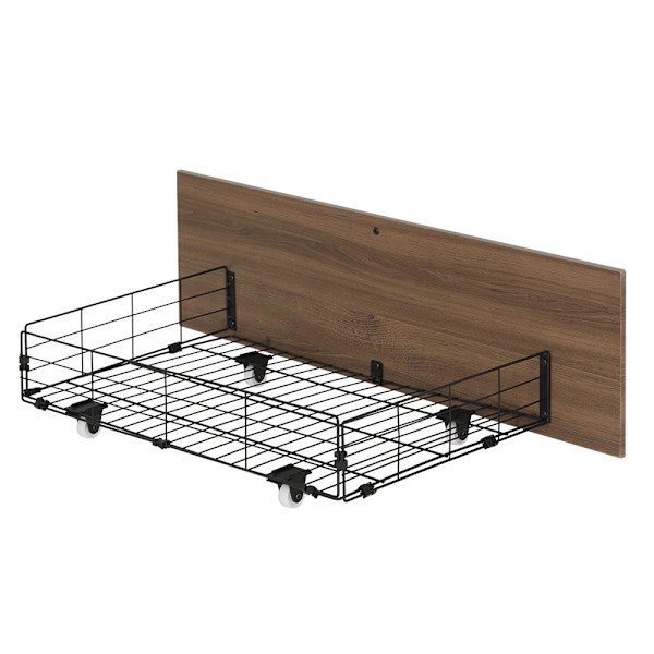 2x Bed Frame Storage Drawers Trundle Black62863379080578112