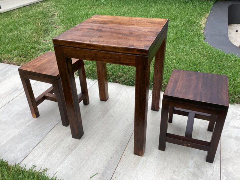 BALINESE COFFEE/LUNCH DINNER TABLE SET62863383808515111