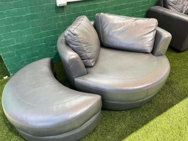 Plush Snuggle Swivel Chair atelieryuwa.ciao.jp