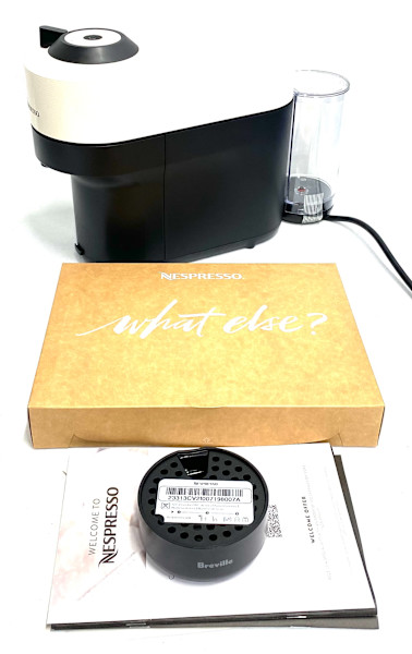 Breville Vertuo Pop Coconut White Pod Coffee Machine BNV120WHT63020444004611113