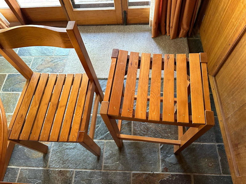 Round pine table and matching chairs and stools 62863378823683113