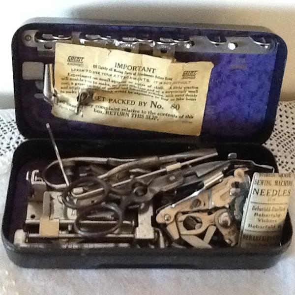 Vintage Greist Sewing Machine Attachments63022634414593111