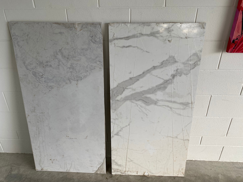 2x Slash back tiles 600 by 120063007823107201112