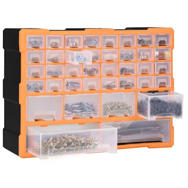Multi-drawer Organiser with 38 Drawers 52x16x37.5 cm..62863406792067111