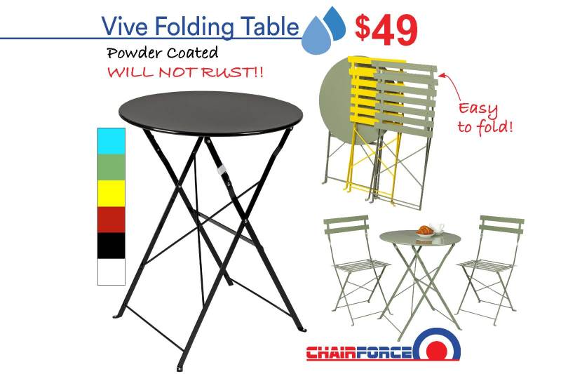 Outdoor Folding Table – 6 colours available628634117304351116