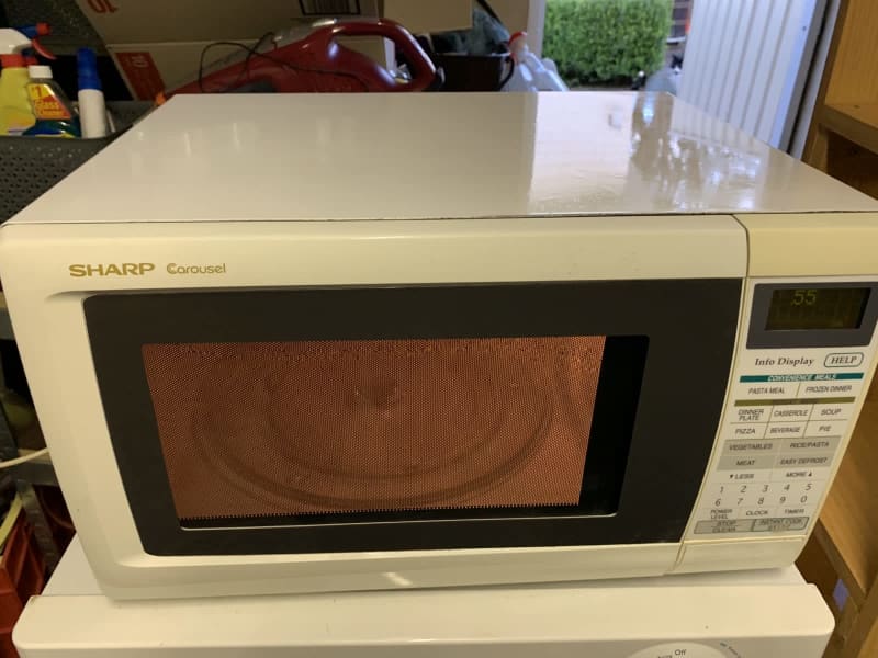 sharp carousel ii microwave 1989