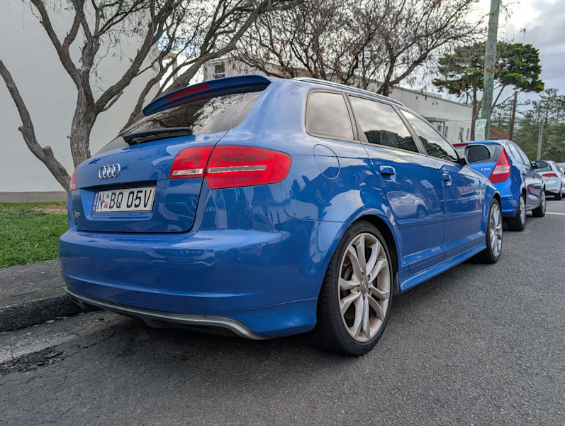 2008 AUDI S3 SPORTBACK 6 SP MANUAL 5D HATCHBACK62882735911041113
