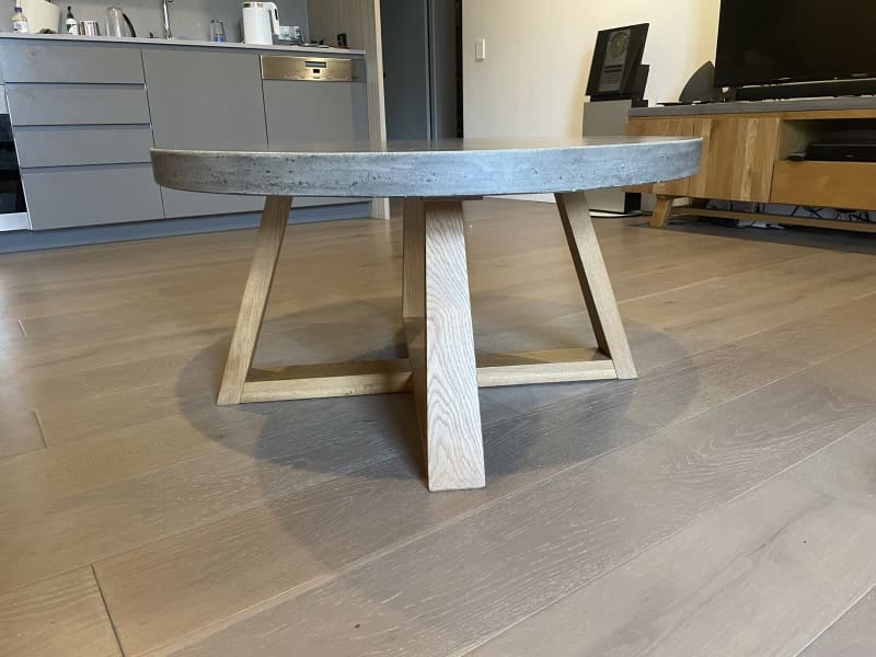 nick scali coffee table concrete