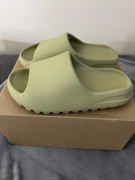 DS Brand New Adidas Yeezy Slide Ochre Sz-12 GW1931 W/Receipt Ships Now Fast