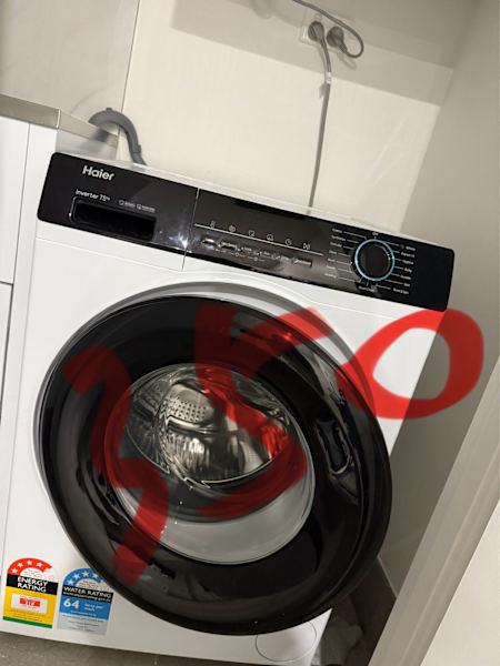 HAIER F/L WASH 7.5KG630217330060831119