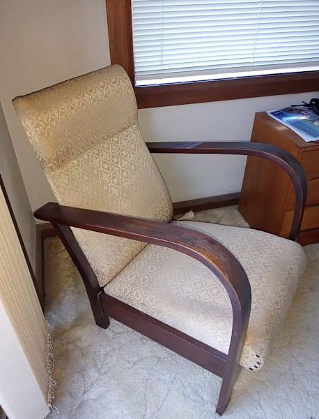 Vintage Art Deco Recliner Chair 62863411324675111