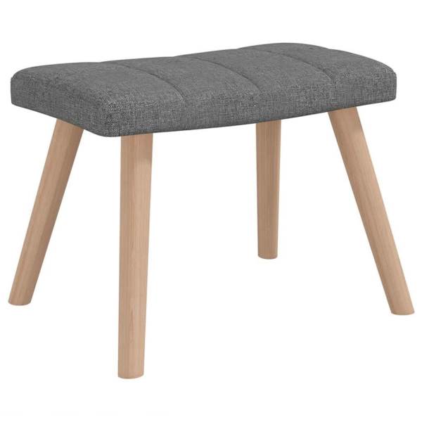 Rocking Chair with a Stool Dark Grey Fabric62863374871425112