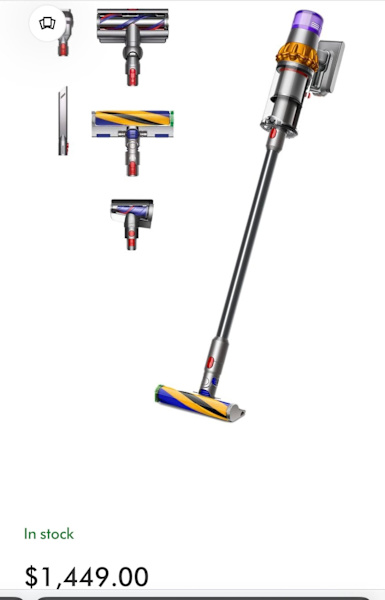 Dyson V15 Detect Vacuum630129124075541114